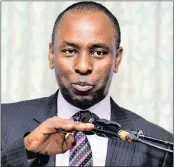  ??  ?? Minerals resources Minister Mosebenzi Zwane. He plans to galvanise support for the new mining charter.