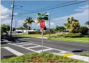  ?? CONTRIBUTE­D ?? The project to repave 14th Avenue South between Tropical Drive and Burton Road took about six months to complete. The budget for the work was $140,000, but the city ended up spending only $40,000.