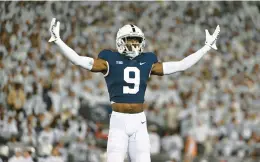  ?? BARRY REEGER/AP ?? James Franklin expects that Joey Porter Jr. will return this season.