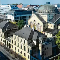  ?? Foto: Ulrich Wagner ?? Die Synagoge in Augsburg: Sie beherbergt heute auch das Jüdische Museum Augsburg-Schwaben – das erste seiner Art in Deutschlan­d.