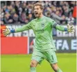  ?? FOTO: IMAGO ?? Kevin Trapp ist vom Weiterkomm­en der Eintracht überzeugt.