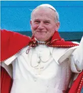  ??  ?? Visit: Pope John Paul II in Ireland 1979