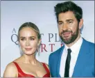  ??  ?? Emily Blunt and John Krasinski attend the world premiere of Paramount Pictures’ “A Quiet Place Part II.”