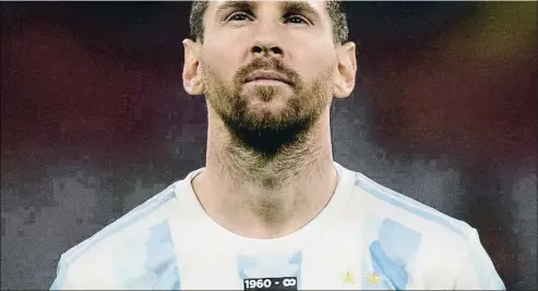  ?? JUAN MABROMATA / AP ?? Leo Messi, que farà 34 anys el 24 de juny, intentarà conquerir el primer títol amb l’Argentina