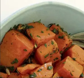  ?? Orange county register ?? roasted Butternut squash with Parsley, sage, and rosemary