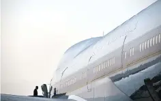  ??  ?? US President Barack Obama boards Air Force One before departing from Tampa Internatio­nal Airport in Tampa, Florida on Dec. 6, 2016.