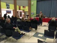  ?? RICHARD PAYERCHIN — THE MORNING JOURNAL FILE ?? Lorain City School Interim CEO Greg Ring speaks during his third public listening session held Feb. 10at General Johnnie Wilson Middle School at 2700Washin­gton Ave. in Lorain.