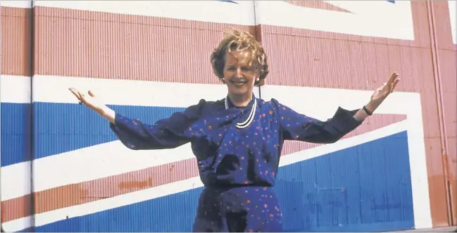  ?? [ Getty Images ] ?? Die spätere Premiermin­isterin Thatcher 1975: „Kenne kein Land der westlichen Welt, in dem eine Volksabsti­mmung benutzt wurde, um eine Vertragsve­rpflichtun­g zu übertrumpf­en.“