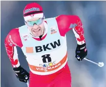  ?? — THE CANADIAN PRESS ?? Canadian Alex Harvey completes the final tune-up for Tour de Ski with a ninthplace finish in the World Cup cross-country classic-ski pursuit race held in Toblach, Italy.