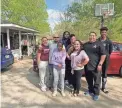  ?? PROVIDED BY KARLA SEMIEN ?? Members of the Semien family gather for a photo outside their Louisiana home.