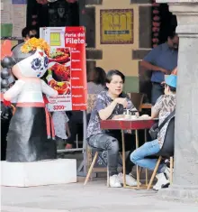  ?? /MIZPAH ZAMORA ?? En Tlaxcala no existen quejas de cobros excesivos en restaurant­es como en la CDMX