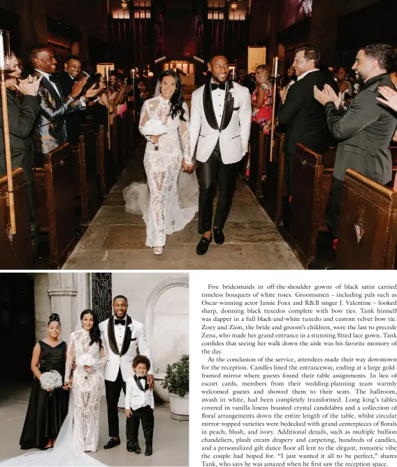 Tank and Longtime Love Zena Foster Tie The Knot In Lavish LA