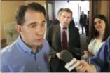  ?? SCOTT BAUER — THE ASSOCIATED PRESS ?? Wisconsin Gov. Scott Walker says he anticipate no “major changes” to a bill that would extend $3 billion in taxpayer incentives to lure Foxconn to build a factory in his state.