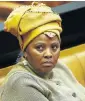  ??  ?? Nosiviwe Mapisa-Nqakula