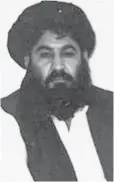  ?? EPA ?? Mullah Akhtar Mansoor led the Taliban until Saturday.
