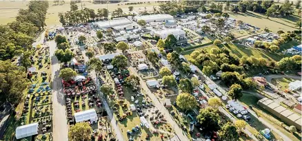  ?? ?? Aerial view of Farm World 2023. Photograph: Fearghus Browne