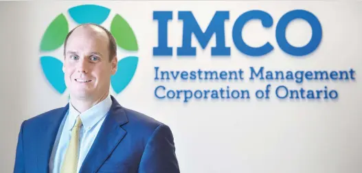  ?? PETER J. THOMPSON ?? Bert Clark, president and CEO of the Investment Management Corp. of Ontario, says IMCO has already reached a “critical mass” with its current mountain of assets.