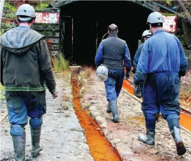  ?? EFE ?? Los mineros, uno de los colectivos más afectados históricam­ente por esta enfermedad