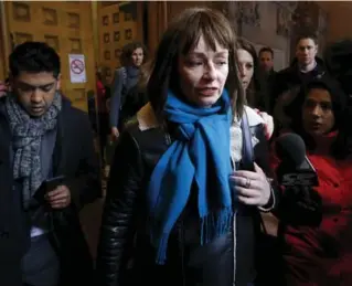 ?? MARK BLINCH/REUTERS ?? The judge in Jian Ghomeshi’s recent trial questioned the reasons why complainan­t Lucy DeCoutere would have withheld informatio­n about her contact with Ghomeshi after an alleged assault.
