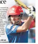  ?? VIPIN KUMAR/HT ?? Young Sanju Samson did not show nerves.