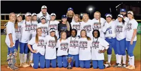  ?? Contribute­d ?? A state softball championsh­ip by the Ringgold Lady Tigers this past fall helped the school place 11th overall in this year’s abbreviate­d GADA Directors’ Cup standings for Class 3A.