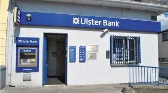  ??  ?? Ballymote’s Ulster bank is closing, as did the Pearse Road branch in Sligo, above.