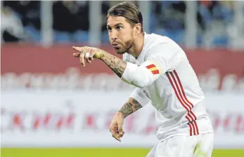  ?? FOTO: IMAGO ?? Titelsamml­er und Reizfigur: Sergio Ramos feiert seinen 150. Länderspie­l-Einsatz für Spanien.