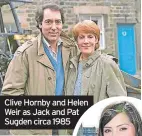  ?? ?? Clive Hornby and Helen Weir as Jack and Pat Sugden circa 1985