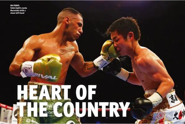  ?? Photos: ACTION IMAGES/PETER CZIBORRA ?? ON POINT: Yafai [left] cracks Muranaka with a clean left hand