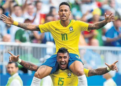  ?? DAN MULLAN/GETTY IMAGES ?? Neymar will play a key role for Brazil in their highly-anticipate­d quarter-final against a strong Belgium side Friday.