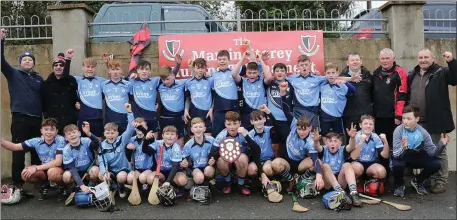  ??  ?? The St. Anne’s boys celebrate their shield success.