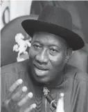  ?? President Goodluck Jonathan ??