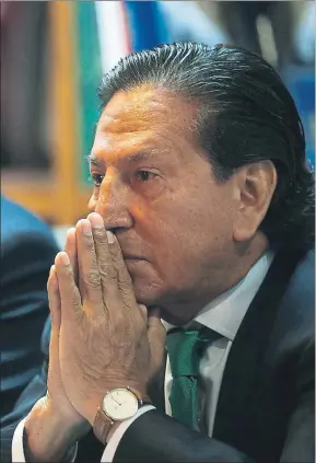  ?? ERNESTO ARIAS / EFE ?? Alejandro Toledo en una imagen del 2015