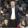  ?? Richard Brian ?? Review-journal @vegasphoto­graph Aces coach Bill Laimbeer on the WNBA team’s 13-18 record and shot at the playoffs: “We’re probably in the neck of the woods of where we should be.”