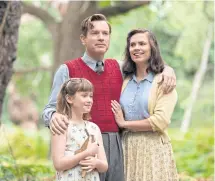  ??  ?? FAMILY GUY: From left, Bronte Carmichael, Ewan McGregor and Hayley Atwell in ‘Christophe­r Robin’.