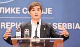  ?? / EPA ?? Ana Brnabić: Teror nad Srbima