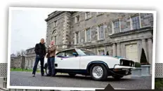  ??  ?? New owner Brock (left) and the Falcon’s Irish former owner, Tom, who completed a two-year rebuild in time for his wedding back in 2012