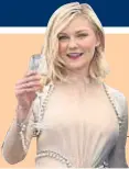  ??  ?? Kirsten Dunst durante la recepción al jurado