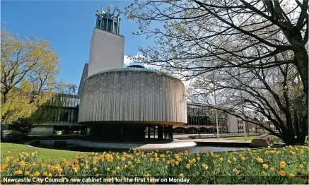  ?? ?? Newcastle City Council’s new cabinet met for the first time on Monday