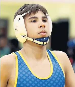  ?? ORLANDO SENTINEL STEPHEN M. DOWELL/ ?? Osceola High School’s Cooper Haase is the Boys All-Area Wrestler of the Year.