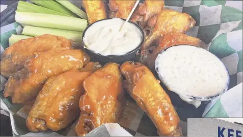  ?? Photos by Jessica Kelly ?? Buffalo wings from Bar-bill Tavern.