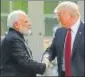  ?? REUTERS FILE ?? Narendra Modi and Donald Trump.