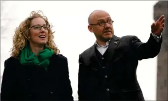  ?? Picture: PA ?? Scottish Greens’ co-leaders Lorna Slater and Patrick Harvie have said they won’t share a platform with Alba