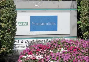  ?? PETE BANNAN-DIGITAL FIRST MEDIA ?? Teva Pharmaceut­icals Research & Developmen­t building at 145 Brandywine Parkway, West Goshen, is shown in this file photo.