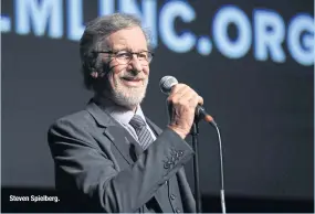  ??  ?? Steven Spielberg.
