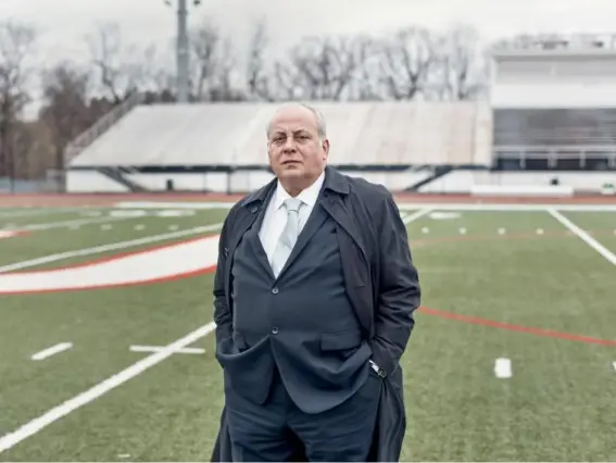  ??  ?? John Orsini is prepared to go to trial to stop his son playing (NYT)