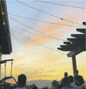  ??  ?? Broken Plate rooftop at sunset