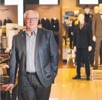  ?? Picture: DAVID GERAGHTY ?? EXPERIENCE: Garry Hounsell in Myer’s Bourke St store in Melbourne.