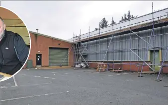  ?? 01_B05dairies­01 ?? The warehouse at Home Farm which will be Arran Dairies’ new home.