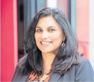  ?? ?? Exciting and challengin­g time Neena Mahal, chair of NHS Lanarkshir­e